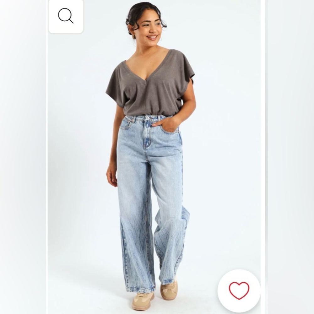 NWOT High-Waisted Light Blue Jeans